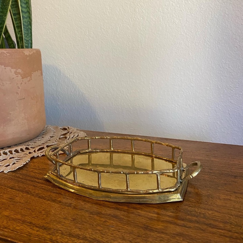 Sold on Etsy: Vintage Brass Tray
